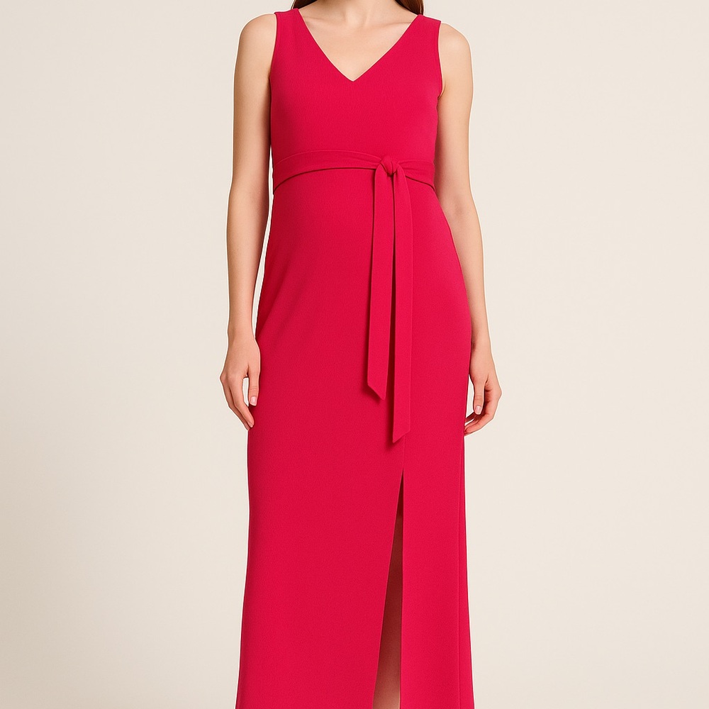 Seraphine Pink/Red Knit Dress Maternity